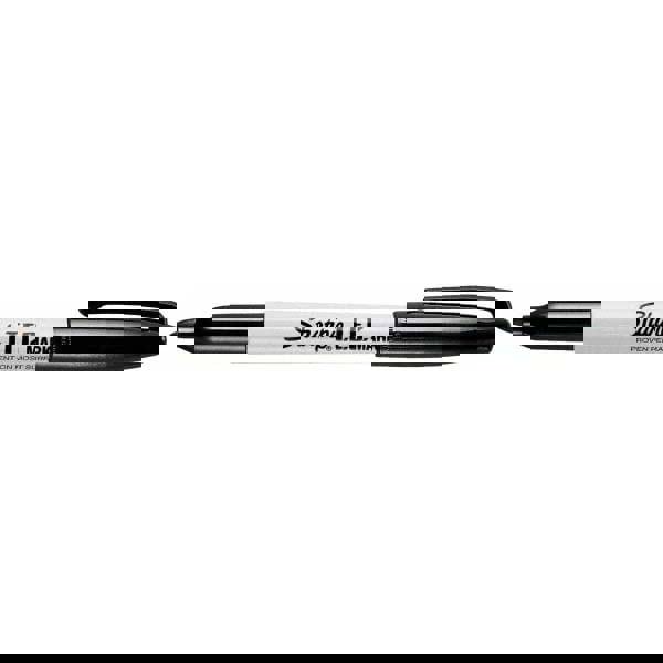 Permanent Marker: Black, TEC Certified, Fine Point